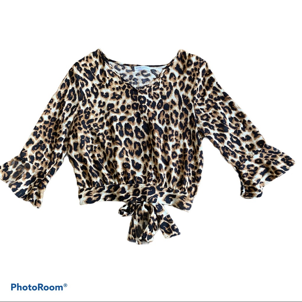 leopard print blouse
